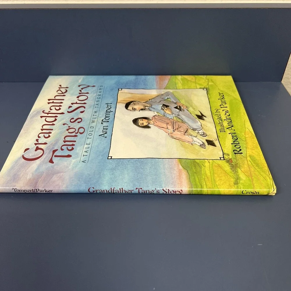 Grandfather Tang's Story, A Tale Told w/ Tangrams by Ann Tompert, 1990 Hardcover